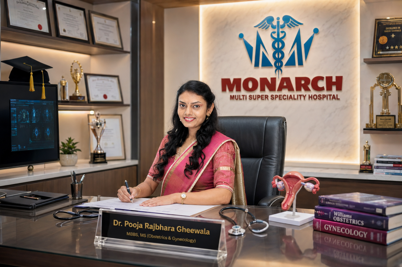Dr. Pooja Rajbhara Gheewala — Gynecologist & Obstetrician, Monarch Hospital Surat